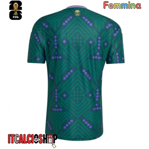 Arabia Saudita Prima Maglia Femmina Mondiali 2026 Manica Corta